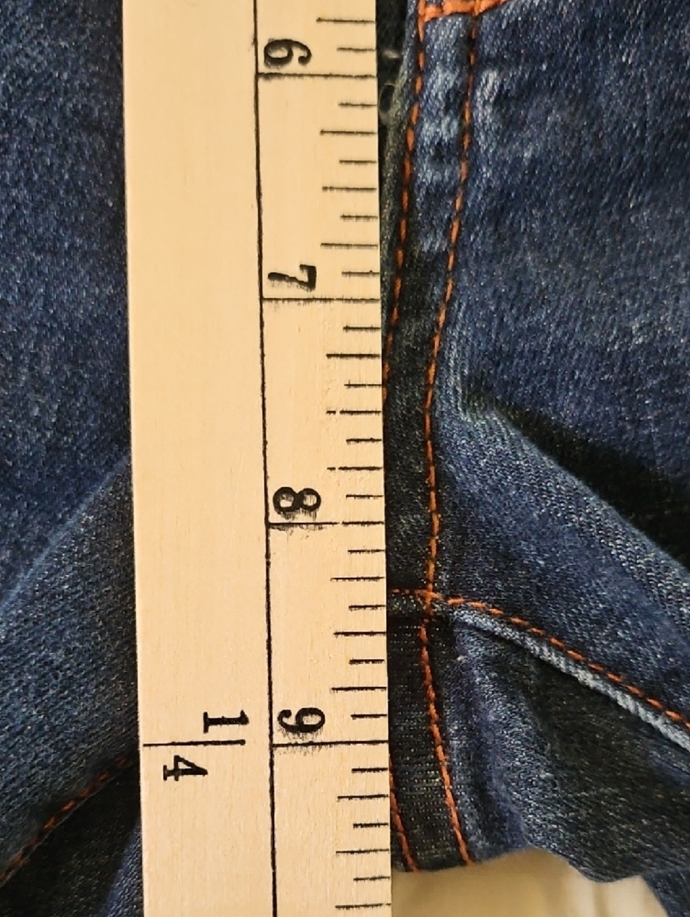 Banana Republic Dark Wash Mid-Rise Skinny - Size 28 - Picture 4 of 9